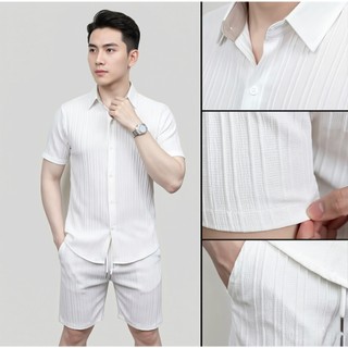 BỘ ĐỒ ĐŨI NAM CAO CẤP form Hàn,chất đũi mềm mịn, tôn dáng,trẻ trung mặc ở nhà ,đi cafe,du lịch.