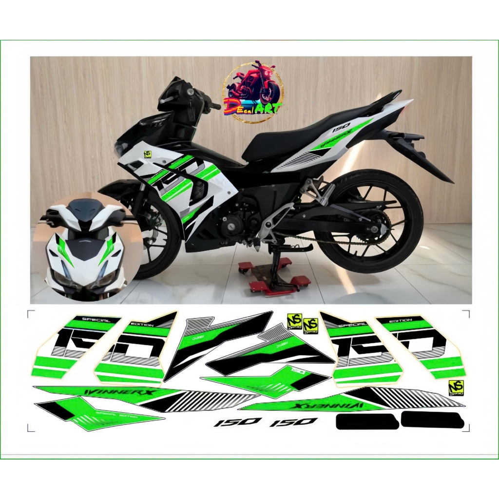Tem rời WINNER X V3 V4  cao cấp chất liệu in 3 lớp chống nước không p