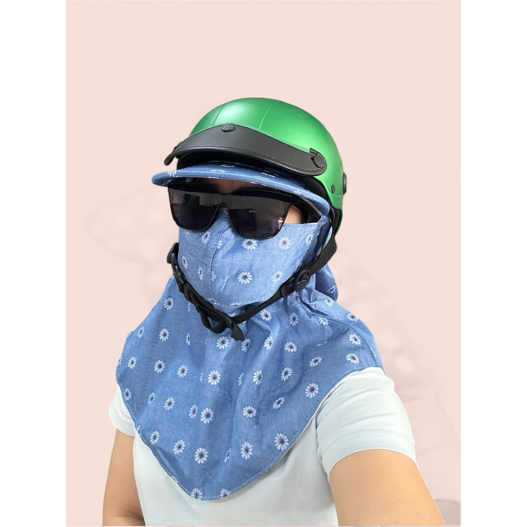 Nón mũ chống nắng jean thời trang – dây kéo/miếng dán, thoáng mát freesize