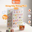 Bảng giáo dục chữ cái cho bé Song Ngữ bảng gấp thông thái Lalala baby đồ chơi nhiều chủ đề thú vị