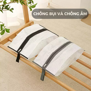 Túi đựng giày boots trong suốt HomieTech, túi xách bảo quản boots dài boots ngắn chống bụi chống nước