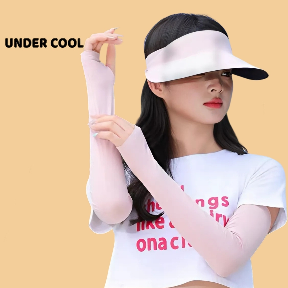 Găng Tay Ống Chống Nắng Chất Su Mát UNDERCOOL Logo Đổi Màu Phát Hiện Tia UV UPF50+ Dành Cho Nam và Nữ, Live OT07