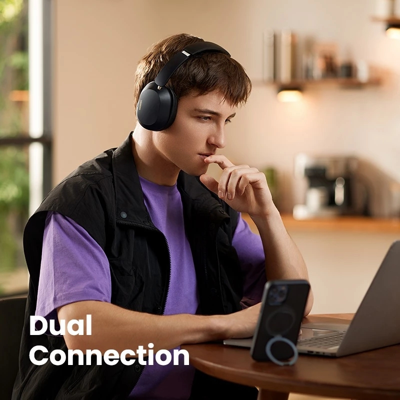 [HỎA TỐC HCM] Tai nghe Bluetooth Ugreen Hitune Max5c | Hybrid ANC | Kết nối 2 thiết bị ( Max 5C ) | BigBuy360 - bigbuy360.vn
