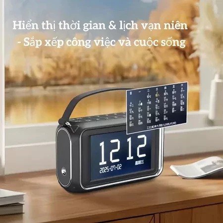Mini Bluetooth Speaker Microphone Speakers Karaoke Bass – 6