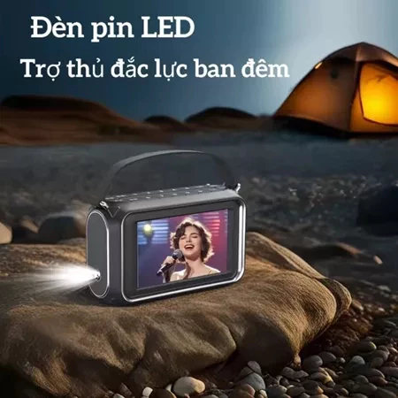 Mini Bluetooth Speaker Microphone Speakers Karaoke Bass – 2