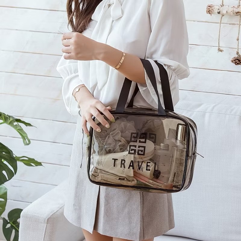 Set 3 Túi Đựng Mỹ Phẩm Trong Suốt Chống Thấm Nước Tiện Lợi Cho Du Lịch, Đi Biển Và Tập Thể Thao DINHDAIAMG