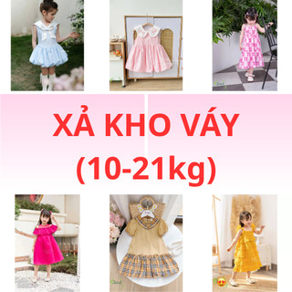 (Xả Kho Sz Bé Từ 10-21kg) Váy Bé Gái