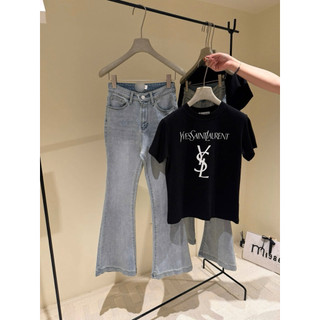 Áo babytee+quần ống loe co dãn