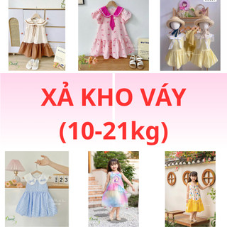 (Xả Kho Sz Bé Từ 10-21kg) Váy Bé Gái Xinh Xắn - Ứng dụng cho bé đi chơi, đi học,...