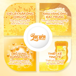Combo Mật Ong Nguyên Chất Lạc Yên Foods Nguyên Liệu Pha Trà Làm Bánh Ngũ Cốc Dinh Dưỡng