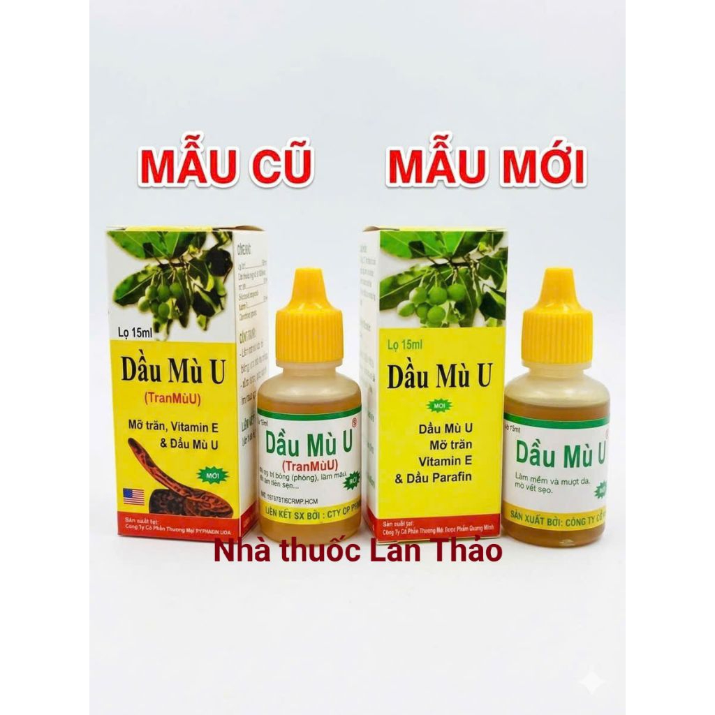 [lốc 10 chai] TranMùU - Dầu Mù u lọ 15ml chính hãng