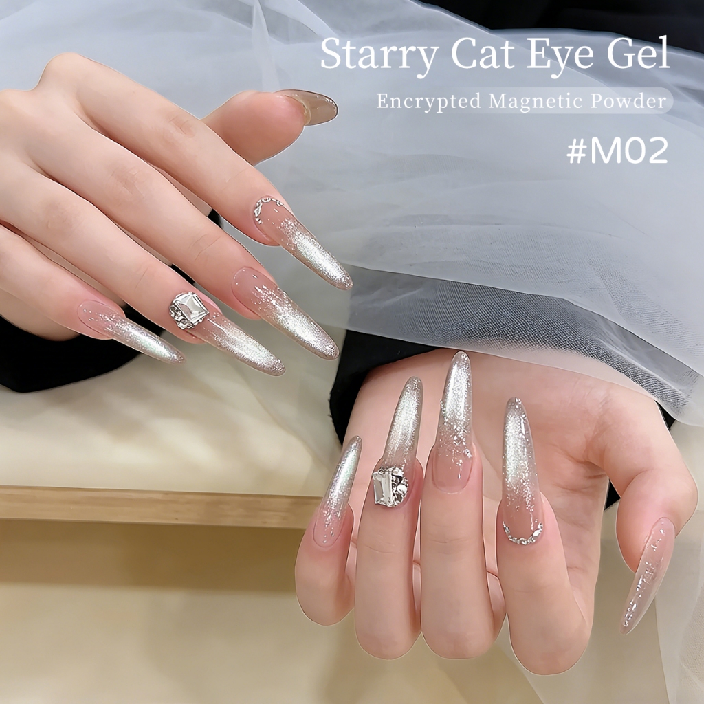 XEIJAYI 10ml - Sơn móng tay dạng gel màu nude mắt mèo mới, độ bóng lâu trôi, phù hợp cho mọi mùa.