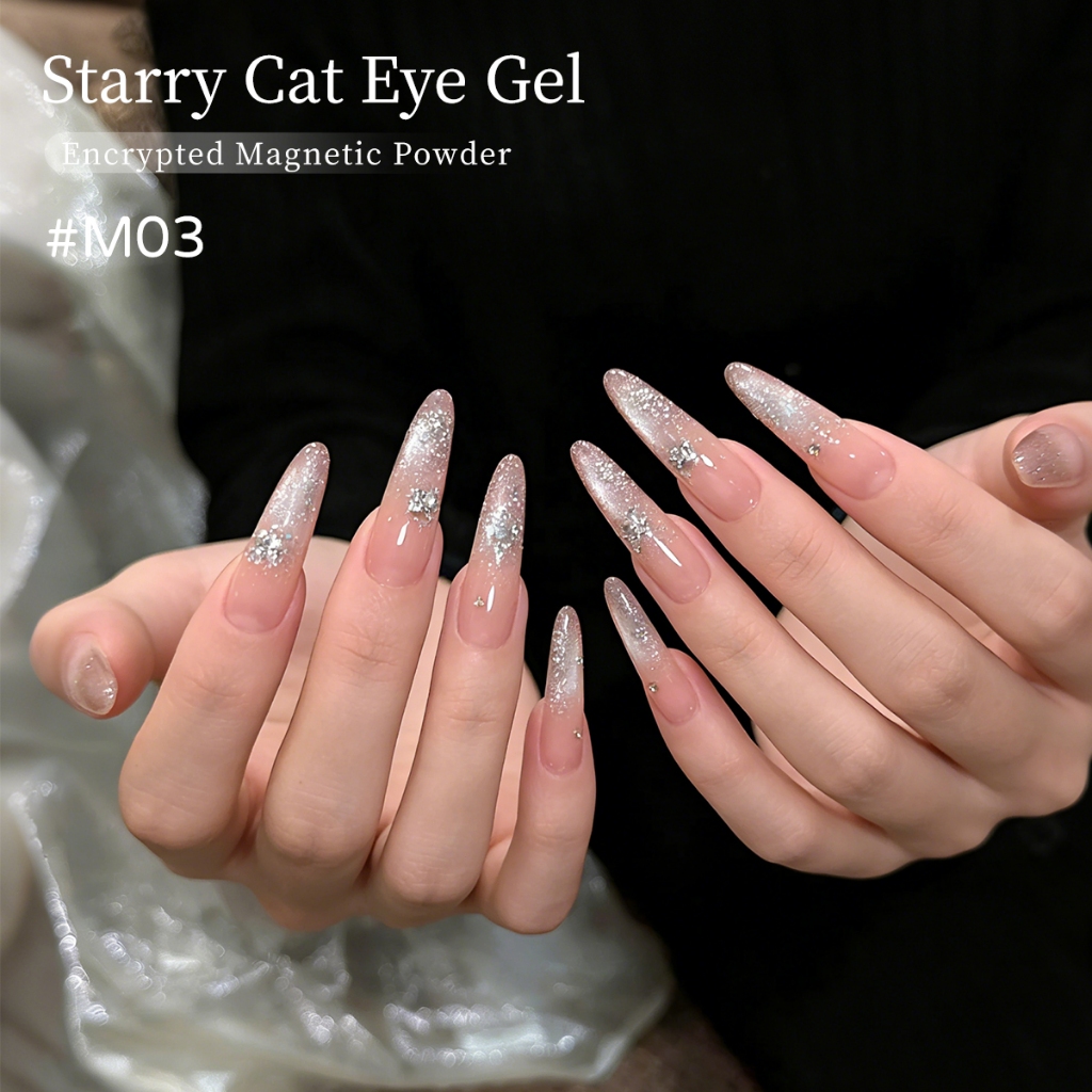 XEIJAYI 10ml-Sơn móng tay dạng gel màu hồng nude thời trang, hiệu ứng mắt mèo,thích hợp cho tiệm nail và sử dụng tại nhà