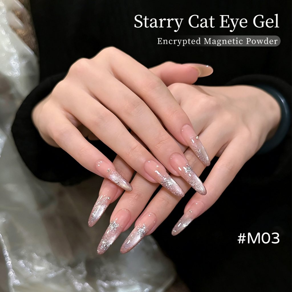 XEIJAYI 10ml-Sơn móng tay dạng gel màu hồng nude thời trang, hiệu ứng mắt mèo,thích hợp cho tiệm nail và sử dụng tại nhà