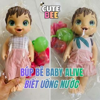 Búp bê BABY ALIVE ăn dặm, cao 30cm, tặng kèm phụ kiện - Đồ chơi si tuyển LỖI LEM SƠN giá rẻ