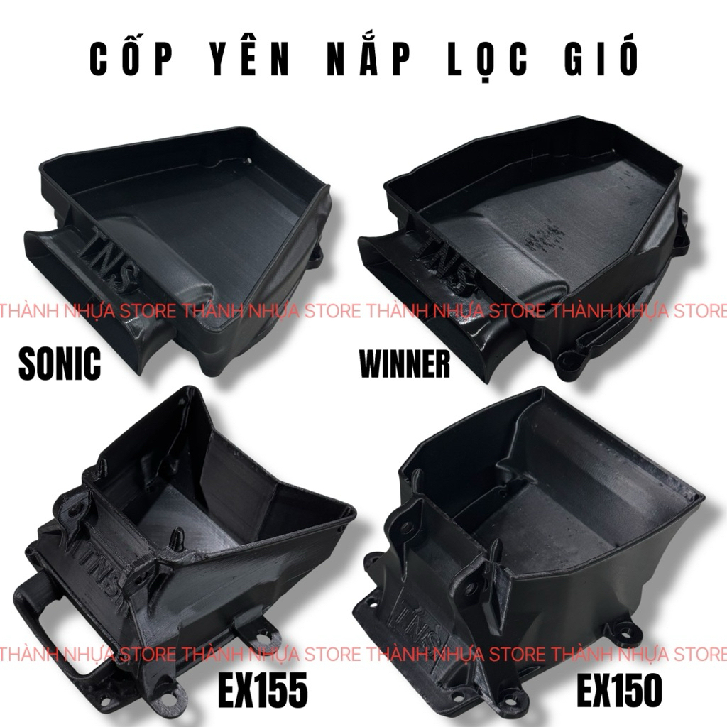Hộc đựng đồ cốp yên Exciter 150/155 Winner Sonic ráp như zin