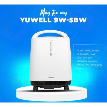 MÁY TẠO OXY 5L YUWELL 9F-5BW (Tặng 1 máy đo spo2)