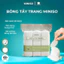 Bông Tẩy Trang Miniso 180 Miếng Vuông Nhật Bản Siêu Mềm Mại, Bông Tẩy Trang Làm Sạch Sâu