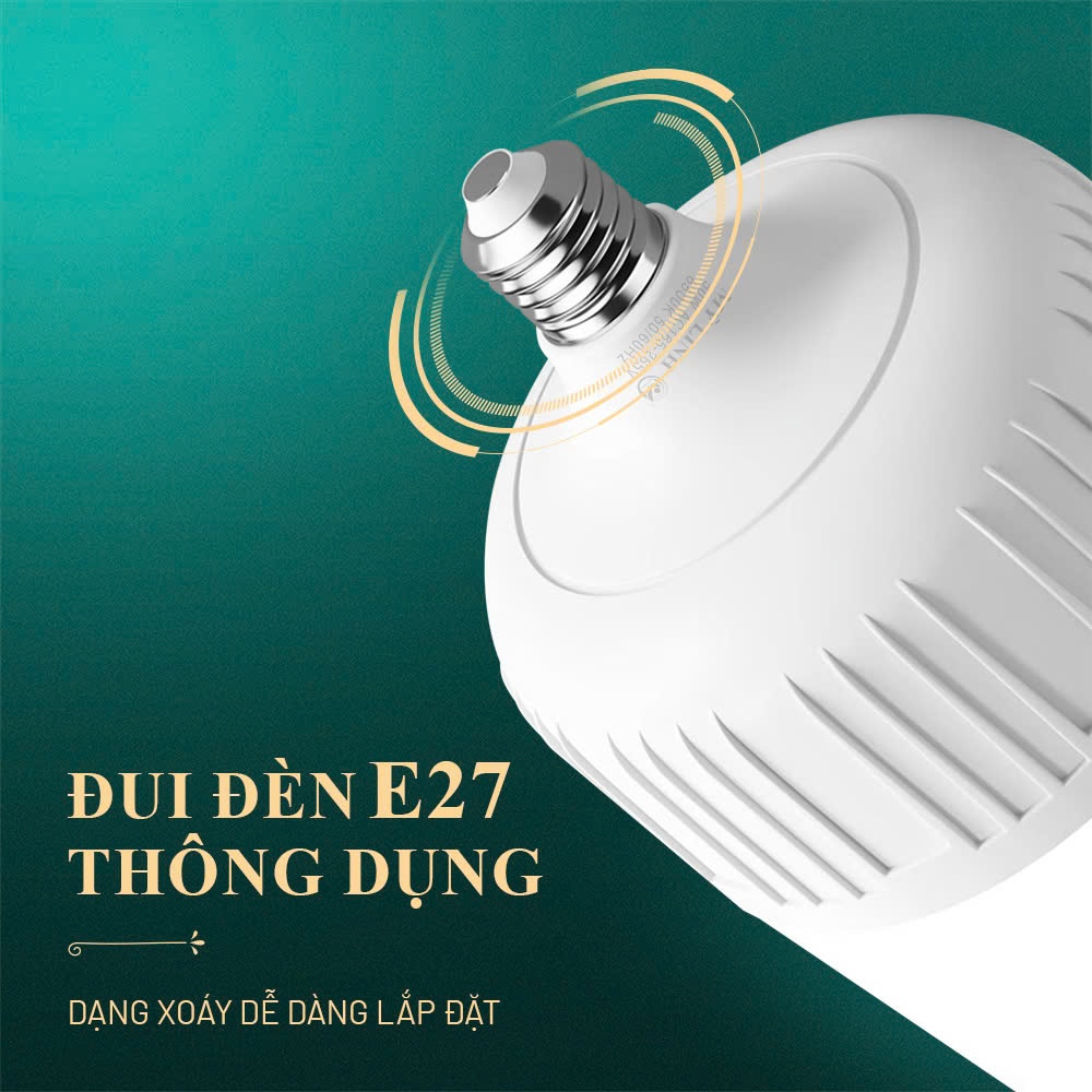 Bóng đèn LED trụ Mỹ Linh TT0001- 40W, đèn led ánh sáng trắng, tiết kiệm điện, chống nước,đui đèn E27