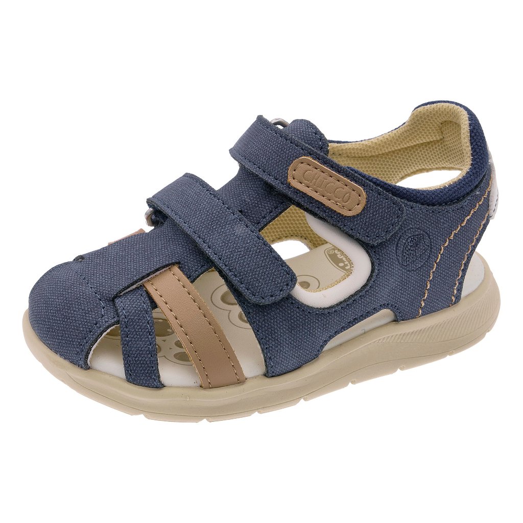 Sandal tập đi trẻ em Chicco Calumet màu xanh navy