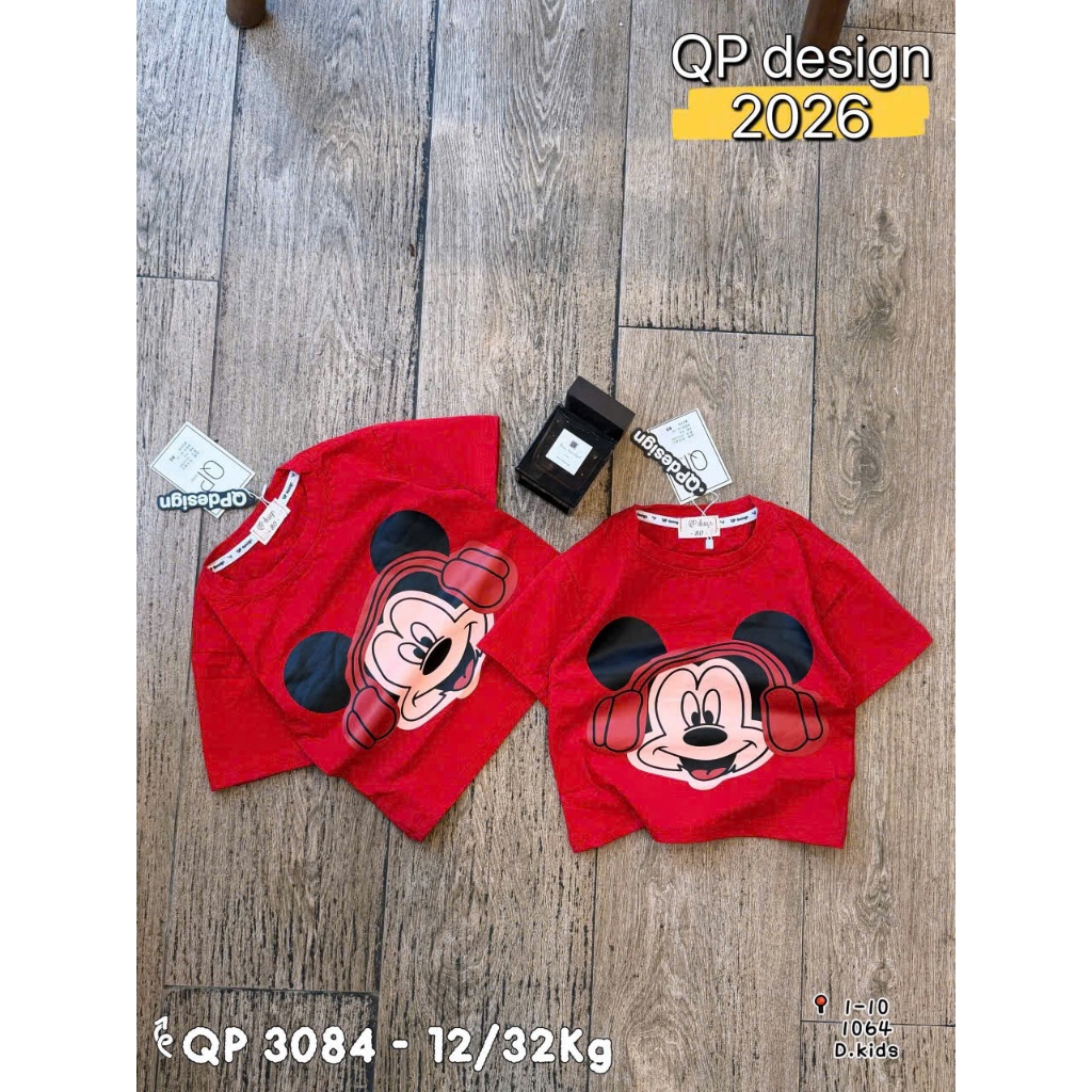 Áo Micky Vs Ngựa Xinh Cho Bé Trai Và Gái Dành Cho Bé Từ 9-37kg