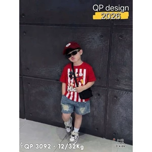 Áo Micky Vs Ngựa Xinh Cho Bé Trai Và Gái Dành Cho Bé Từ 9-37kg