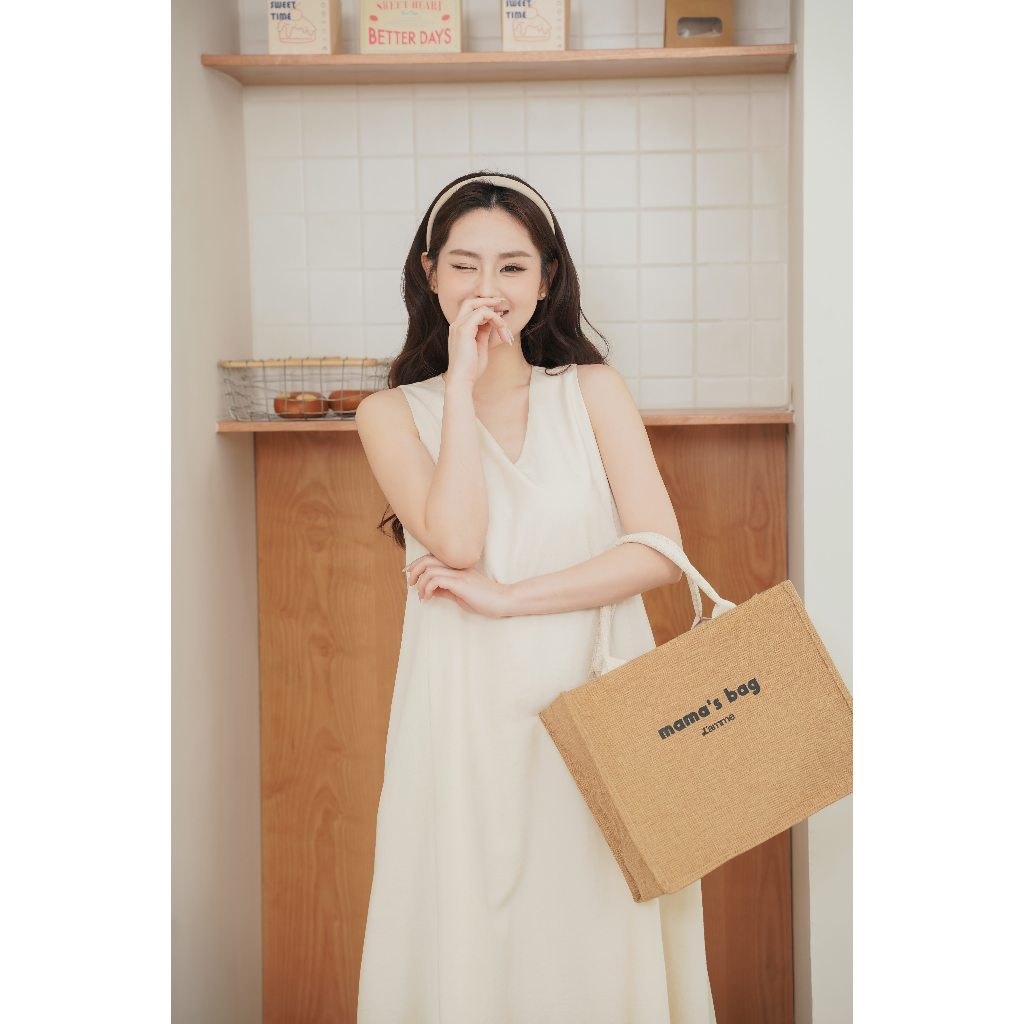 Váy bầu mùa hè, dáng suông Dilly Dress chất liệu rayon cao cấp mềm mát hợp mọi outfit đi làm, đi chơi BY L'AMME
