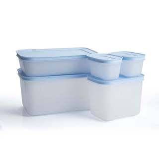 [VN] Bộ 5 hộp đựng thực phẩm Tupperware trữ đông Gen II 170ml, 1L, 1L1 và 2L5