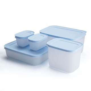 [VN] Bộ 5 hộp đựng thực phẩm Tupperware trữ đông Gen II 170ml, 1L, 1L1 và 2L5