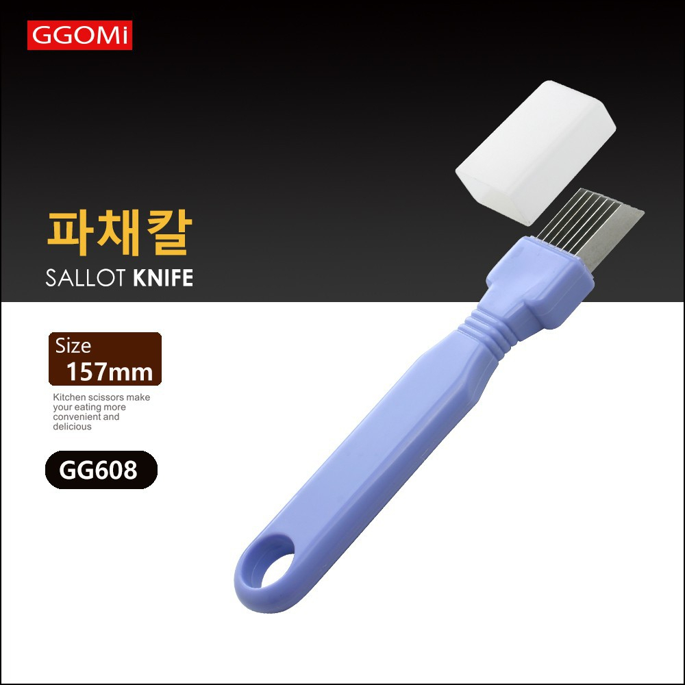 Dao Chẻ Hành Lá, Rau Muống Nhập Khẩu Hàn Quốc GG608 – Cắt Nhanh, Đều, Tiện Lợi