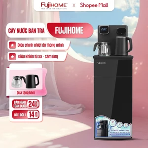 Cây nước nóng lạnh bàn trà, cafe Fujihome nhập khẩu, máy nước nóng lạnh bình âm điều khiển từ xa cài đặt nhiệt độ sôi