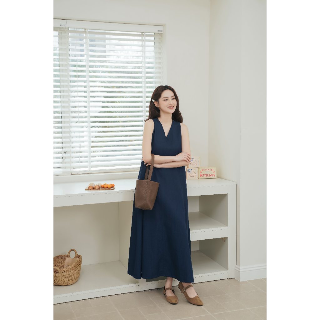 Váy bầu mùa hè, dáng suông Dilly Dress chất liệu rayon cao cấp mềm mát hợp mọi outfit đi làm, đi chơi BY L'AMME