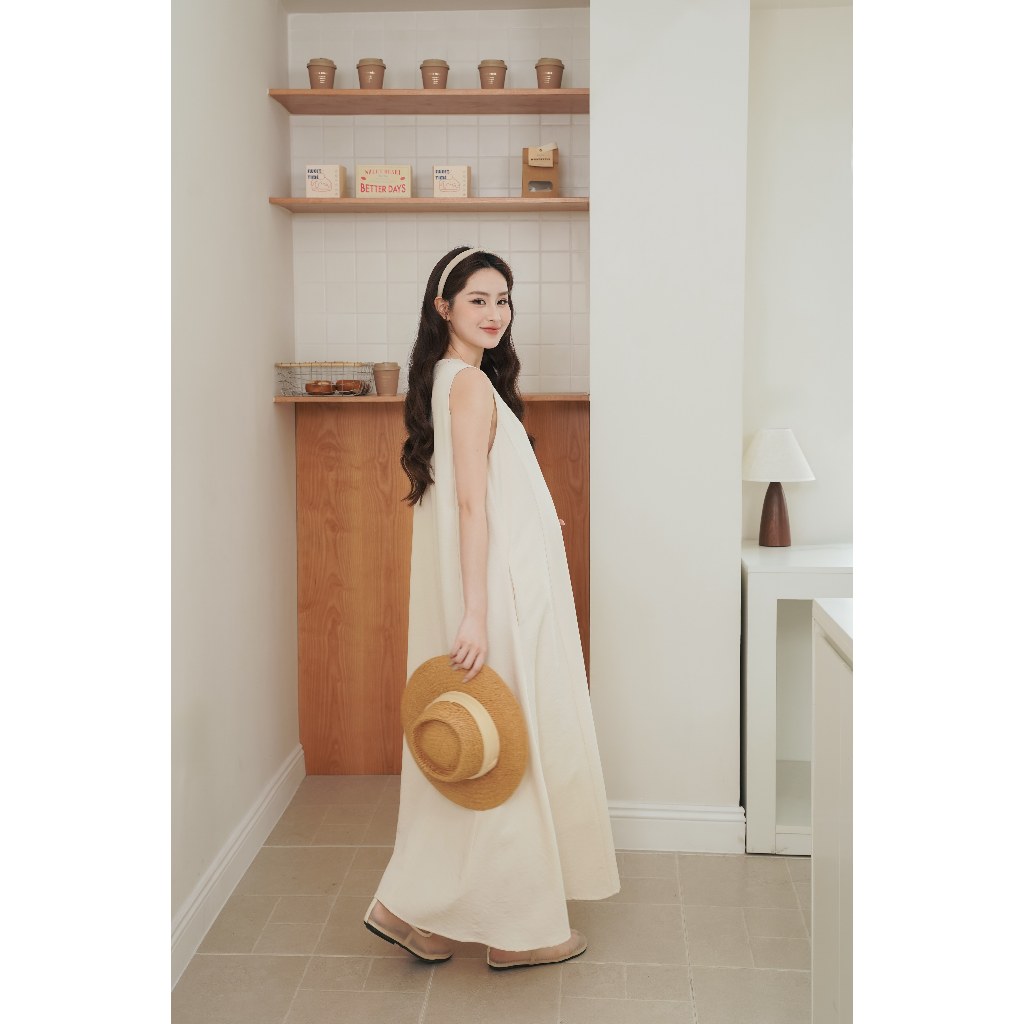 Váy bầu mùa hè, dáng suông Dilly Dress chất liệu rayon cao cấp mềm mát hợp mọi outfit đi làm, đi chơi BY L'AMME