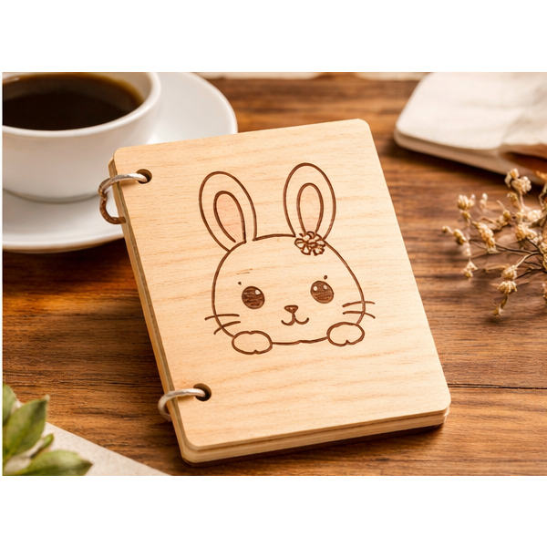 Sổ Tay cute bìa gỗ cao cấp ,quà tặng lưu niệm