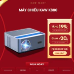 Máy chiếu cao cấp KAW K880 hệ điều hành androi dễ dàng sử dụng độ sáng lớn, chất lượng hình ảnh 4K bảo hành chính hãng — ảnh 1