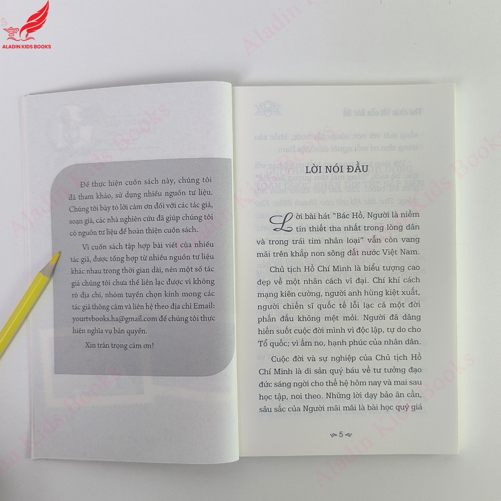 Sách Thư Chúc Tết Của Bác Hồ - Sáng Mãi Tấm Gương Bác Hồ - Sách thiếu nhi về Bác Hồ