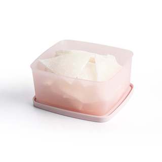 [RT] Bộ 2 hộp đựng thực phẩm Tupperware trữ khô và mát Stacking Square Small 400ml