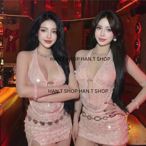 (Mẫu Thiết Kế Sẵn HCM) Bikini đồ bơi đi biển KIM SA bling xanh sexy, HAN.TSHOP [BKN 8386]