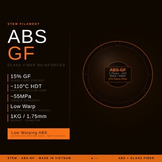 Sợi nhựa in 3D ABS-GF STEM Filament
