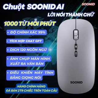 Chuột SOONID AI, Chat GPT, Sạc Pin, Điều Khiển Giọng Nói, Chuyển Giọng Nói Thành Văn Bản, Phiên Dịch