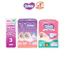 Combo sơ sinh gồm02 gói Miếng lót Newborn1-108miếng và 01 gói Tã quần mở một bên NB70+6 miếng