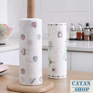 Giấy Cuộn Lau Bếp, Khăn Lau Bếp Đa Năng Họa Tiết 20 - 25cm Siêu Dai, Thấm Hút Tốt Lau Sạch Vết Bẩn