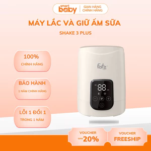 Máy lắc và giữ ấm sữa cho bé Shake 3 Plus FB3920BK Fatz Baby