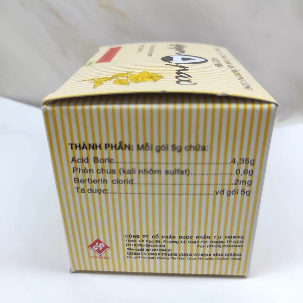 ✅(Chính hãng) Muối vệ sinh hoa Hồng GYNAPAX hộp 30 gói- có CHE TÊN