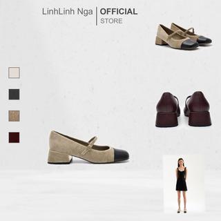 Giày PEDRO Bianca Leather Mary Jane Pumps - PW1-26760044 chính hãng đủ bill