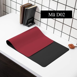 DeskPad 2 Mặt Kích Thước Lớn Chất Liệu Da PU Cao Cấp - Chống Nước 100% - Chống Trầy - Dễ Vệ Sinh