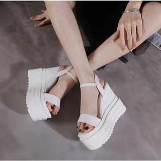 GIÀY SANDAL ĐẾ XUỒNG QUAI MẢNH 12CM HÀNG LOẠI I CAO CẤP KT II GG VV