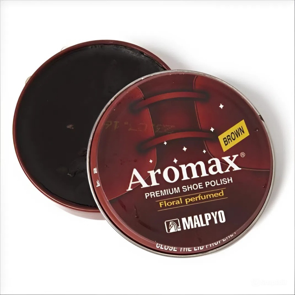 Xi đánh giày dạng sáp Hàn Quốc cao cấp, Xi Aromax giúp vệ sinh và làm mới bề mặt giày và các loại đồ da