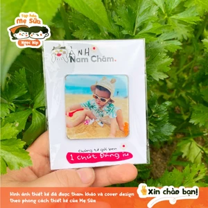 Ảnh nam châm tủ lạnh - in theo ảnh theo yêu cầu kích thuóc 5cmx5cm