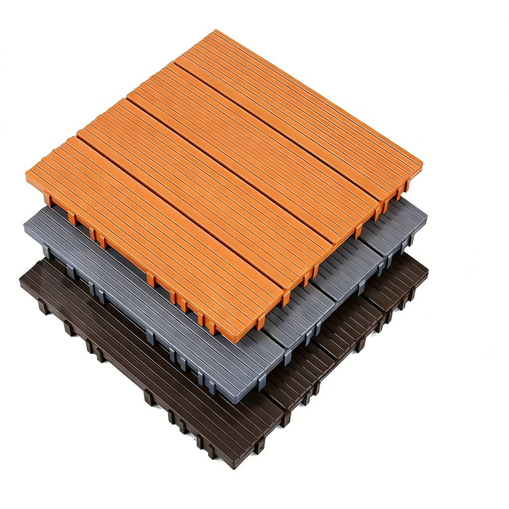 Tấm nhựa lót sàn chịu lực,Combo 11 tấm nhựa lót sàn giả gỗ cao cấp, sân thượng,sân vườn
